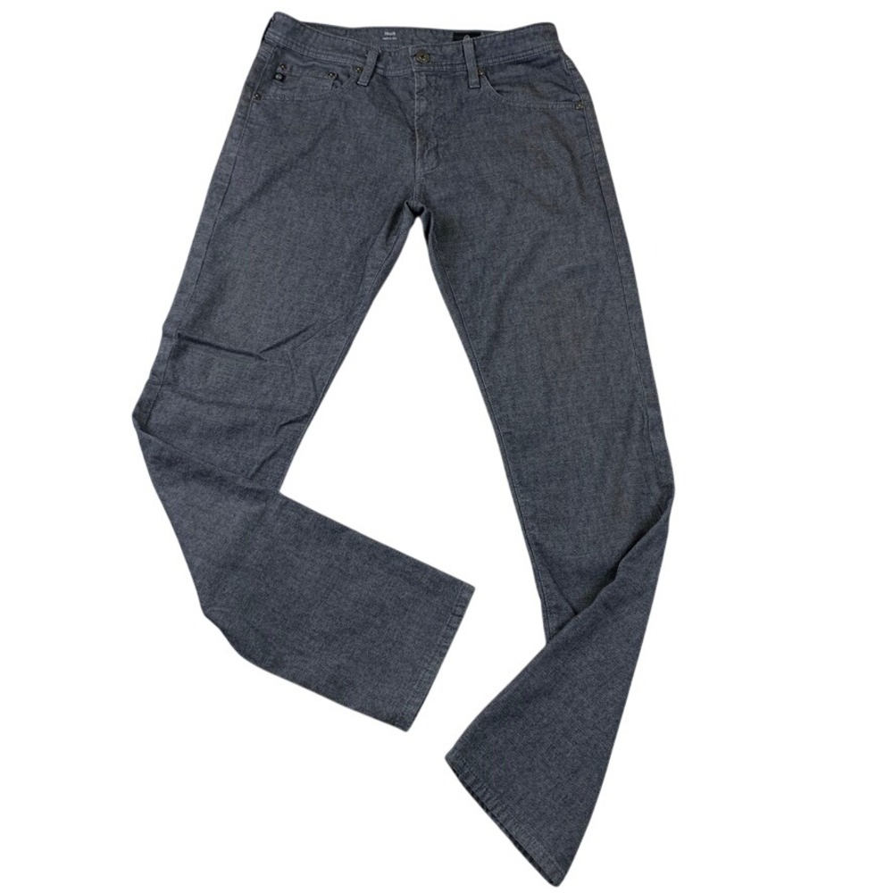 AG Adriano Goldschmied Tellis Modern Slim Pants Mens 31x34 Grey 1783SBRFLKG